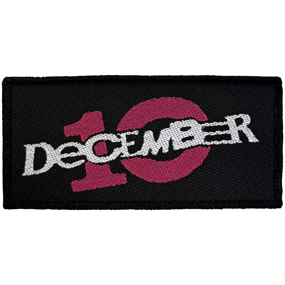 December 10. - Logo Patch - Schwarz